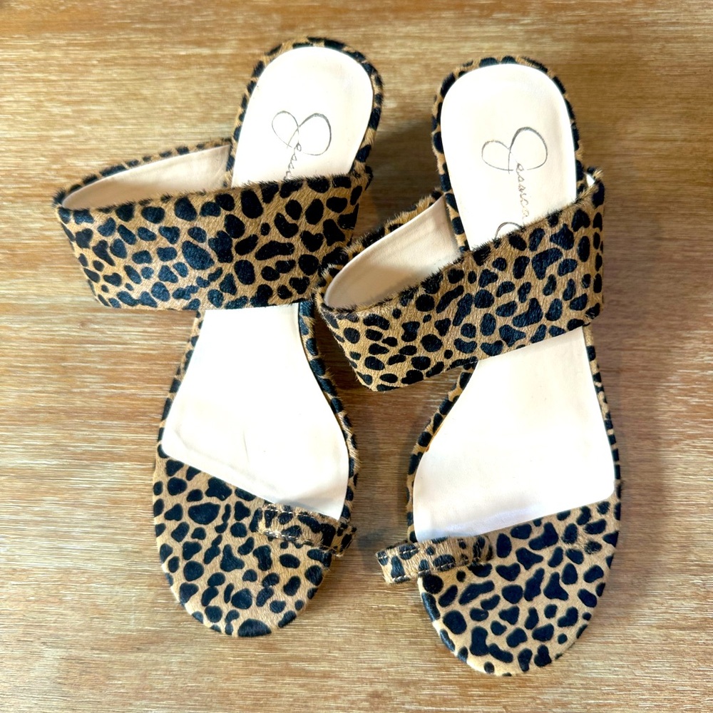 Jessica Simpson Cheetah Sandals
